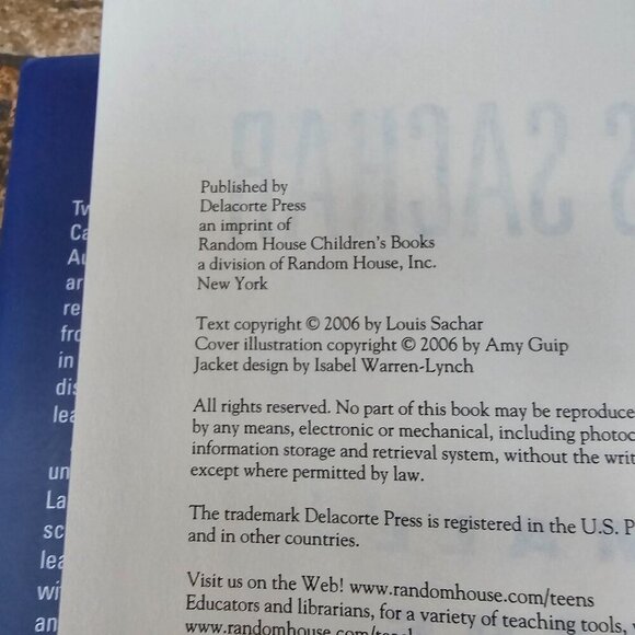 Small Steps By Louis Sachar Hardcover 2006 Delacorte Press - Picture 3 of 9